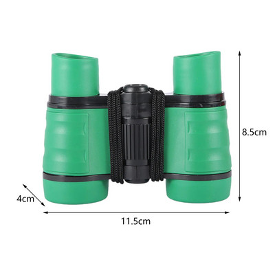 Binoclu junglă Lupă portabilă pentru copii Jucărie de mărire Telescop rezistent la șocuri pentru vânătoare Cadouri pentru drumeții de aniversare