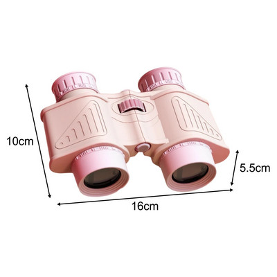 Binoclu junglă Lupă portabilă pentru copii Jucărie de mărire Telescop rezistent la șocuri pentru vânătoare Cadouri pentru drumeții de aniversare