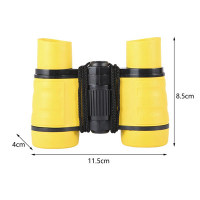 Binoclu junglă Lupă portabilă pentru copii Jucărie de mărire Telescop rezistent la șocuri pentru vânătoare Cadouri pentru drumeții de aniversare