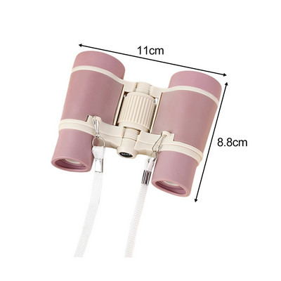 Binoclu junglă Lupă portabilă pentru copii Jucărie de mărire Telescop rezistent la șocuri pentru vânătoare Cadouri pentru drumeții de aniversare