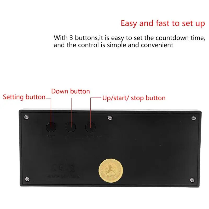 Digitalni mjerač vremena za odbrojavanje dana Nadograđeni veliki sat za odbrojavanje 999 dana za dom