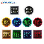 Contor de temporizare digital pătrat rotund, LED, de 22 mm, 0-60 minute/0-999 de ore AC 220 V-380 V Lumină de semnalizare Contor de ore Montare pe panou