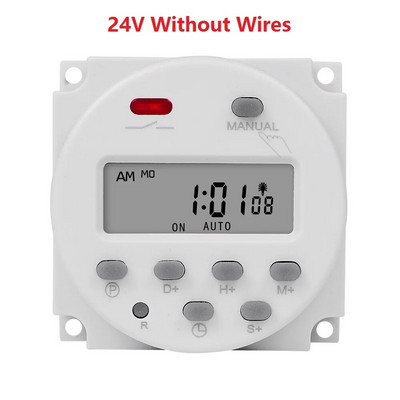 Gaqqee 1 sekundni interval 12V 24V 110V 220V Digitalni LED tajmer prekidač 7 dana tjedno programabilni programator vremenskog releja CN101S