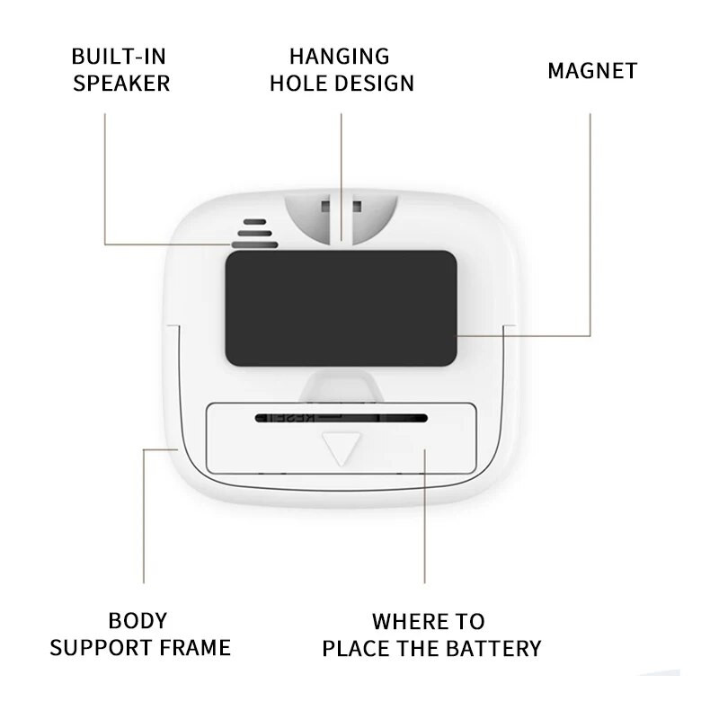 LCD skaitmeninis ekranas virtuvės laikmatis Magnetinis gaminimas atgalinis žadintuvas Miego chronometras Temporizador laikrodis namų daugiafunkciniai įrankiai