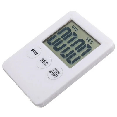 1 buc. Afișaj digital LCD super subțire, cronometru de bucătărie, numărătoare inversă pătrată, alarmă, ceas cu magnet, cronometru de somn, ceas, temporizator, instrument de bucătărie