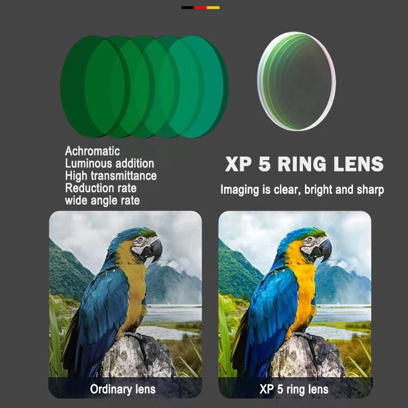 Teleskop za mobilni telefon 8x20 HD noćno gledanje Mini džepni zum monokularni teleskop Vanjski prijenosni teleskopi za lov i kampiranje