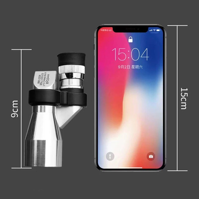 8x20 HD Goggles prijenosni mini kutni dalekozor Vodootporan HD džepni monokularni vanjski teleskop za lov