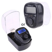 Contor LED Număr de degete Contor electronic digital Tasbeeh Lap Track Clicker portabil cu cifre inelare Afișare cadou