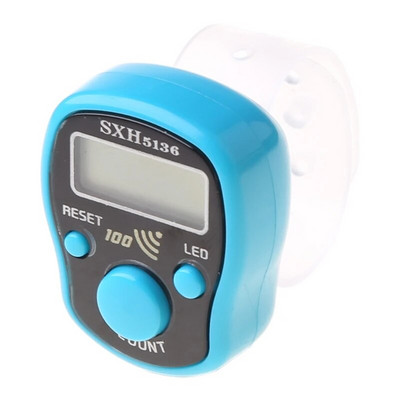 Contor LED Număr de degete Contor electronic digital Tasbeeh Lap Track Clicker portabil cu cifre inelare Afișare cadou