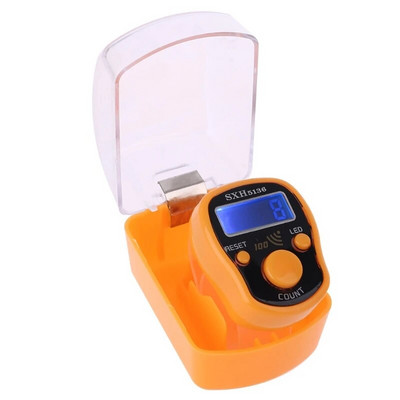 Contor LED Număr de degete Contor electronic digital Tasbeeh Lap Track Clicker portabil cu cifre inelare Afișare cadou