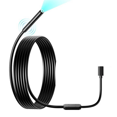 Camera de inspecție Cameră șarpe Wifi Boroscop industrial cu 6 lumini LED tip C USB impermeabil IP67