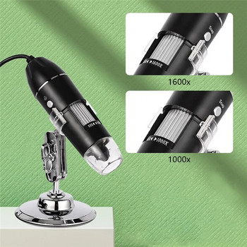 1600X 1000X 500X цифров микроскоп камера тип C USB преносим електронен микроскоп за запояване Лупа Ремонт на мобилен телефон