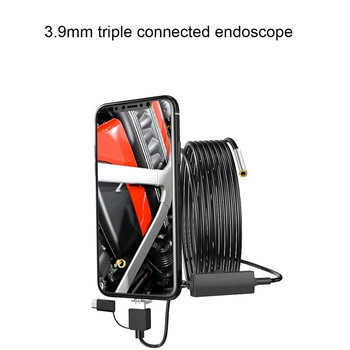 3 в 1 TYPE-C HD ендоскоп Водоустойчив USB 3.9MM 1M Комплект за надстройка на камера Части за 3D принтер за BIQU BX Аксесоари за надстройка