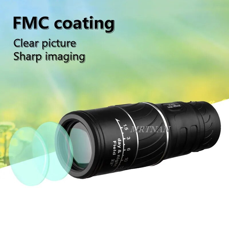 Moćni monokularni teleskop 16x52 Dual Focus Scope Zoom Dalekozor Prizma Kompaktni monokl za lov Oprema za kampiranje Novo