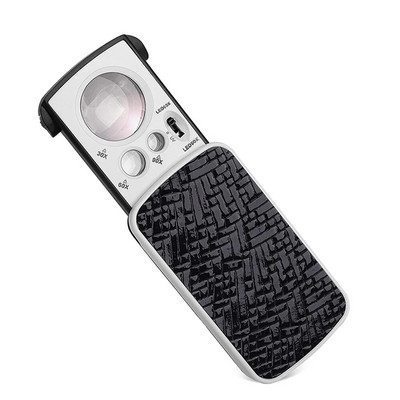 Izvlačna lupa za nakit Povećalo 30X 60X 90X LED osvijetljena lupa za oči s UV svjetlom Za nakit Dijamanti Dragulji Kovanice Marke Kamenje