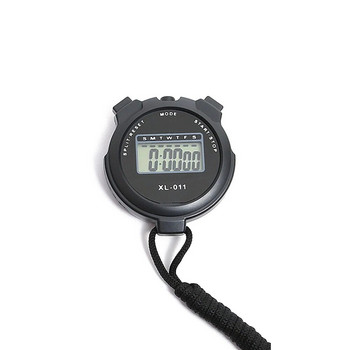 Ψηφιακό χρονόμετρο Ημερολόγιο Προπόνηση γύρου Γυμναστήριο Οθόνη LCD Stop Watch Outdoor Sports Ξυπνητήρι Χρονοδιακόπτης λειτουργίας με χορδή