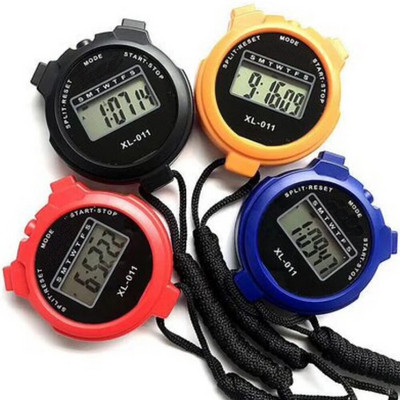 Cronometru digital Calendar Lap Training Fitness Display LCD Cronometru Sport în aer liber Ceas cu alarmă Cronometru de alergare cu șir