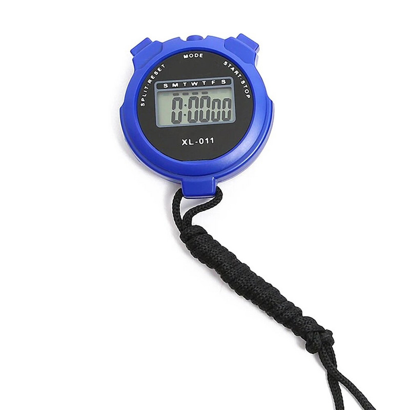 Skaitmeninis chronometras, kalendorius, ratų treniruotės, kūno rengybos LCD ekranas, chronometras, lauko sporto žadintuvas, veikimo laikmatis su styga