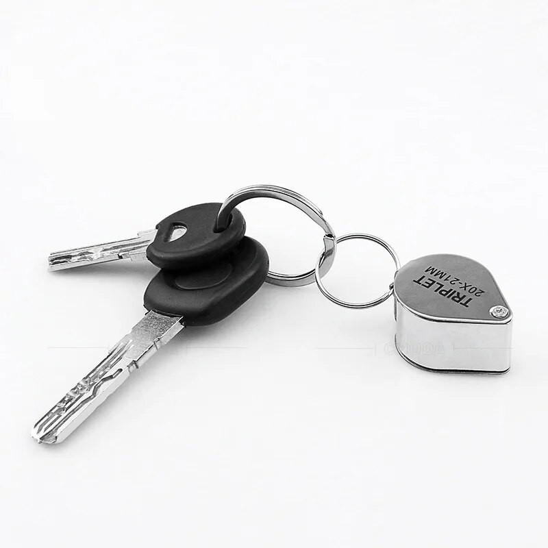 10x 20x 30x Nakit Dijamantna lupa Alat za povećalo Povećalo za oko Povećalo Oprema Trostruko staklo za draguljare Trostruko oko