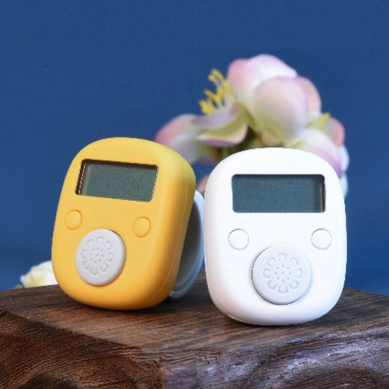 LCD pirkstu skaitītājs, digitālie elektroniskie skaitītāji, rokas klikšķinātājs, atkārtoti iestatāms ciparu displejs