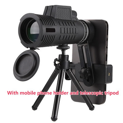 Το νέο μονόφθαλμο τηλεσκόπιο 12X50, Νυχτερινή όραση χαμηλού φωτισμού HD υψηλής μεγέθυνσης, τηλεσκόπιο κάμερας κινητού τηλεφώνου εξωτερικού χώρου