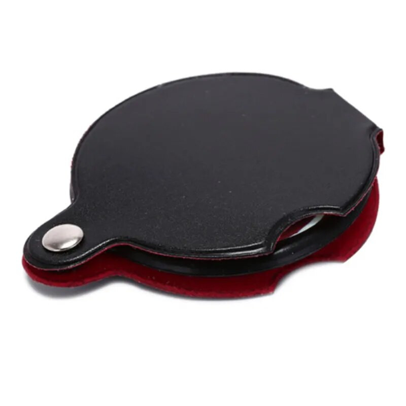 Kaasaskantav käeshoitav luup 8X nahast luup luup tasku luub lugemiseks monoklid ehted luup kingitus prillid Lupe