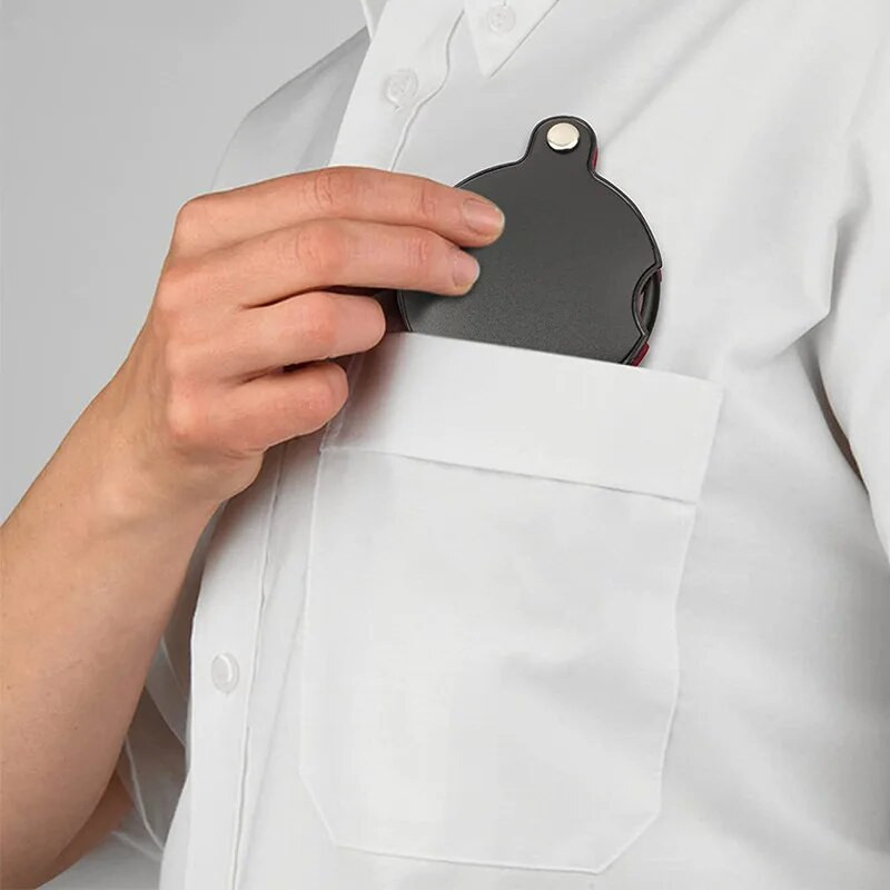 Kaasaskantav käeshoitav luup 8X nahast luup luup tasku luub lugemiseks monoklid ehted luup kingitus prillid Lupe