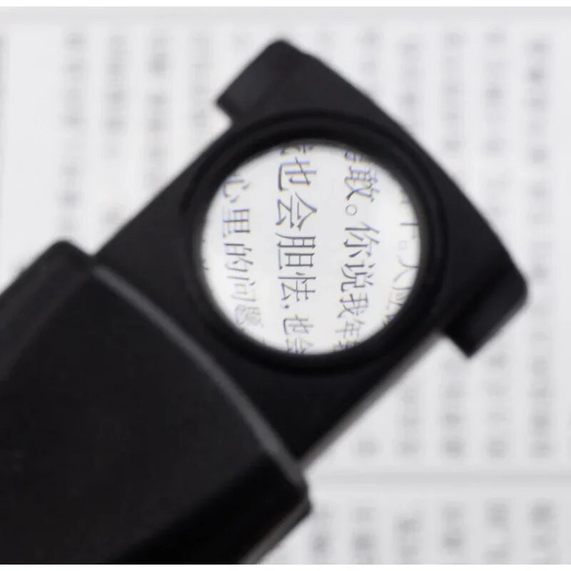 Povećalo za nakit 30X prijenosna mikroskopska povećala, naočale za povlačenje, LED osvjetljeno povećalo, klizna mikroskopska lupa