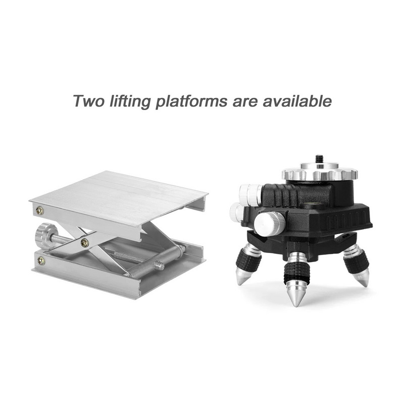 Rotirajući laserski nosač platforme za niveliranje Stalak za dizanje laserskog niveliranja Nosač od aluminijske legure Podešavanje postolja za tronožac