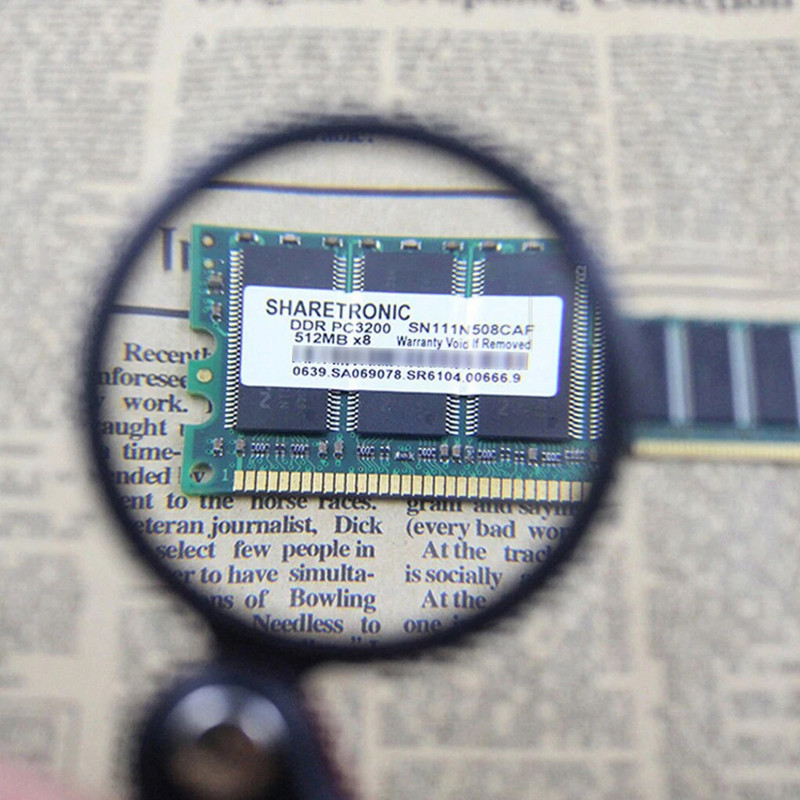 Prijenosno ručno povećalo 8X kožno povećalo lupa džepno povećalo za čitanje monokl nakit lupa poklon naočale lupe