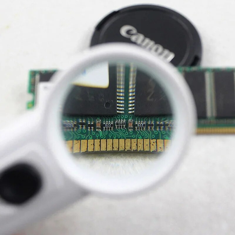 15X povećalo s LED svjetlima Starac Lupa Punjivo povećalo Osvijetljene ručne naočale za čitanje, za starije osobe