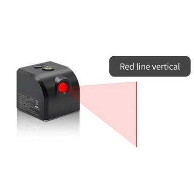 Mini lazerinis lygio matuoklis žalios/raudonos šviesos lazerio spindulio kryžminės horizontalios linijos vertikalios linijos USB įkrovimo kalibratoriaus matavimo įrankis