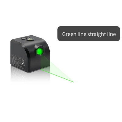 Mini lazerinis lygio matuoklis žalios/raudonos šviesos lazerio spindulio kryžminės horizontalios linijos vertikalios linijos USB įkrovimo kalibratoriaus matavimo įrankis