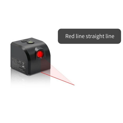 Mini lazerinis lygio matuoklis žalios/raudonos šviesos lazerio spindulio kryžminės horizontalios linijos vertikalios linijos USB įkrovimo kalibratoriaus matavimo įrankis