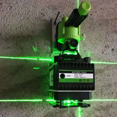 Podesivi magnetski nosač za 8/12 Line Nosač laserske nivelire Adapter za lasersku nibelu 1/4`` zidni nosač laserske nibele
