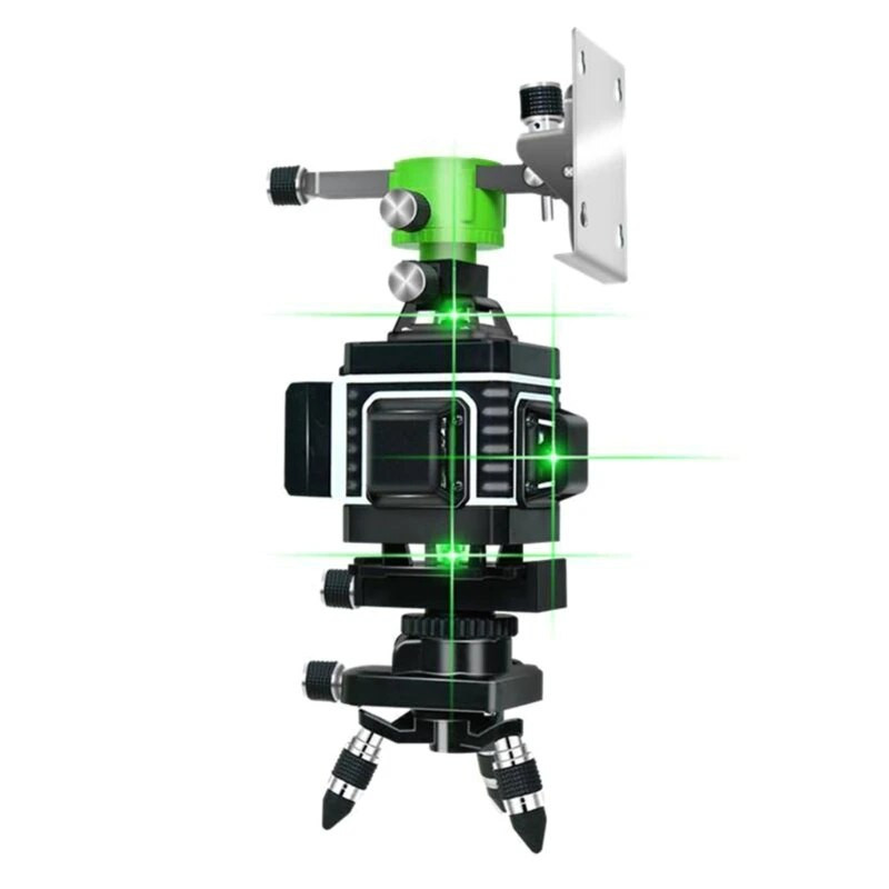 Podesivi magnetski nosač za 8/12 Line Nosač laserske nivelire Adapter za lasersku nibelu 1/4`` zidni nosač laserske nibele