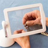 3X lauaarvuti käed-vabad luup laua luup Fresneli suurendusklaasiga 360 kraadi pöörlev kronstein kaasaskantav lugemisluup