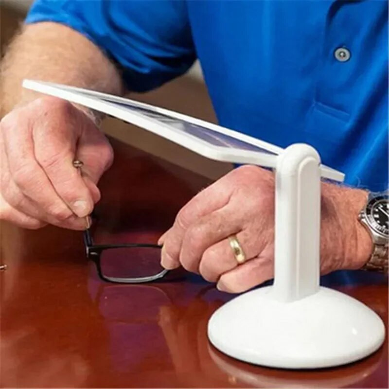 3X lauaarvuti käed-vabad luup laua luup Fresneli suurendusklaasiga 360 kraadi pöörlev kronstein kaasaskantav lugemisluup