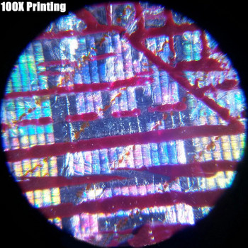 Μικροσκόπιο χειρός 40X 80X 100X Mini Pocket Φορητό μικροσκόπιο LED Φωτιστικό Αναδιπλούμενο μεγεθυντικός φακός κοσμήματος