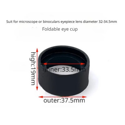 vidiniai 28-33 mm guminiai akių kaušeliai Mikroskopo okuliaro dangteliai okuliaro dangtelio apsaugai mikroskopams Teleskopo apsauga Akių skydelis