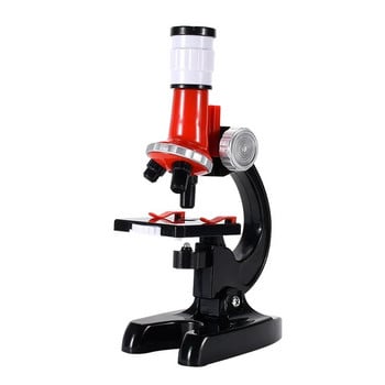 Φορητό Mini Pocket Biological Trinocular Microscopes Kit 1200X Lab Παιδικό μικροσκόπιο με φως LED για παιδιά Επιστήμη