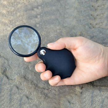 Μεγεθυντικός φακός 10X Mini Pocket Πτυσσόμενος Μεγεθυντικός φακός Υψηλής Ποιότητας Φορητός μεγεθυντικός φακός κοσμήματος μεγεθυντικός φακός Old Man Reading HD Glasses