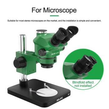 RELIFE M-26 βιομηχανικό μικροσκόπιο 3D λαστιχένιο κάλυμμα προσοφθάλμιου φακού για τα περισσότερα στερεοφωνικά μικροσκόπια, προστασία ματιών και ισχυρό μπλοκάρισμα φωτός