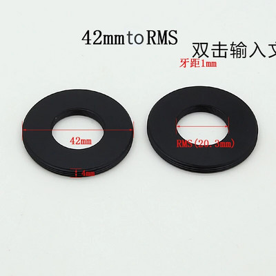 Mikroskopo priedai Mikroskopo objektyvo objektyvo adapterio žiedas M26 M27 M39 M42 RMS skirtas Leica Zeiss Mitutoyo