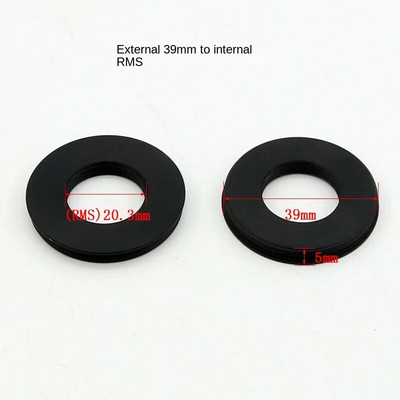 Mikroskopo priedai Mikroskopo objektyvo objektyvo adapterio žiedas M26 M27 M39 M42 RMS skirtas Leica Zeiss Mitutoyo