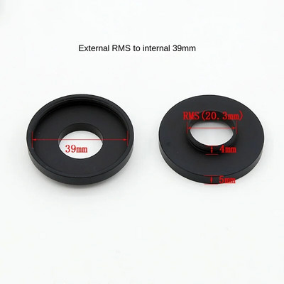 Mikroskopo priedai Mikroskopo objektyvo objektyvo adapterio žiedas M26 M27 M39 M42 RMS skirtas Leica Zeiss Mitutoyo