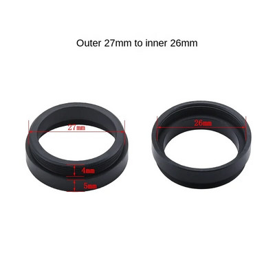 Mikroskopo priedai Mikroskopo objektyvo objektyvo adapterio žiedas M26 M27 M39 M42 RMS skirtas Leica Zeiss Mitutoyo