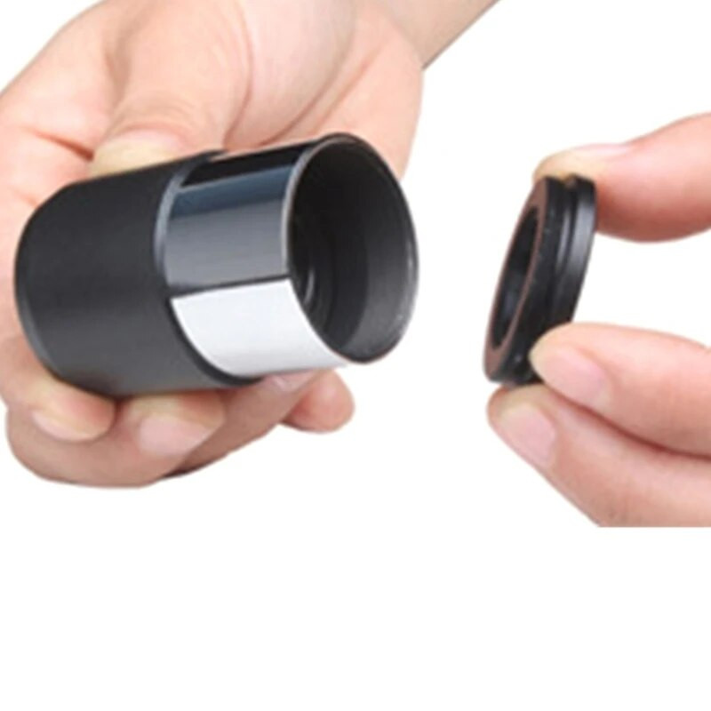 1,25 colio smulkus sraigtinis optinis saulės elementas, skirtas saulės filtro okuliaro objektyvo priedui astronominiam naudojimui