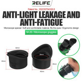 RELIFE M-26 3D kaitseprillid kummist okulaari kattekaitsed binokulaarsele bioloogilisele stereomikroskoobile teleskoobile monokulaarsele binoklile