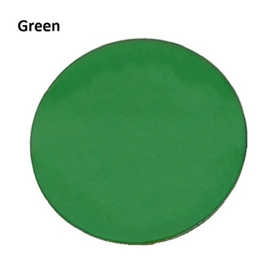 1 tk optilise filtri läbimõõt 32 mm läbipaistev roheline sinine kollane mattvalge kollane optiline klaas bioloogilise mikroskoobi jaoks
